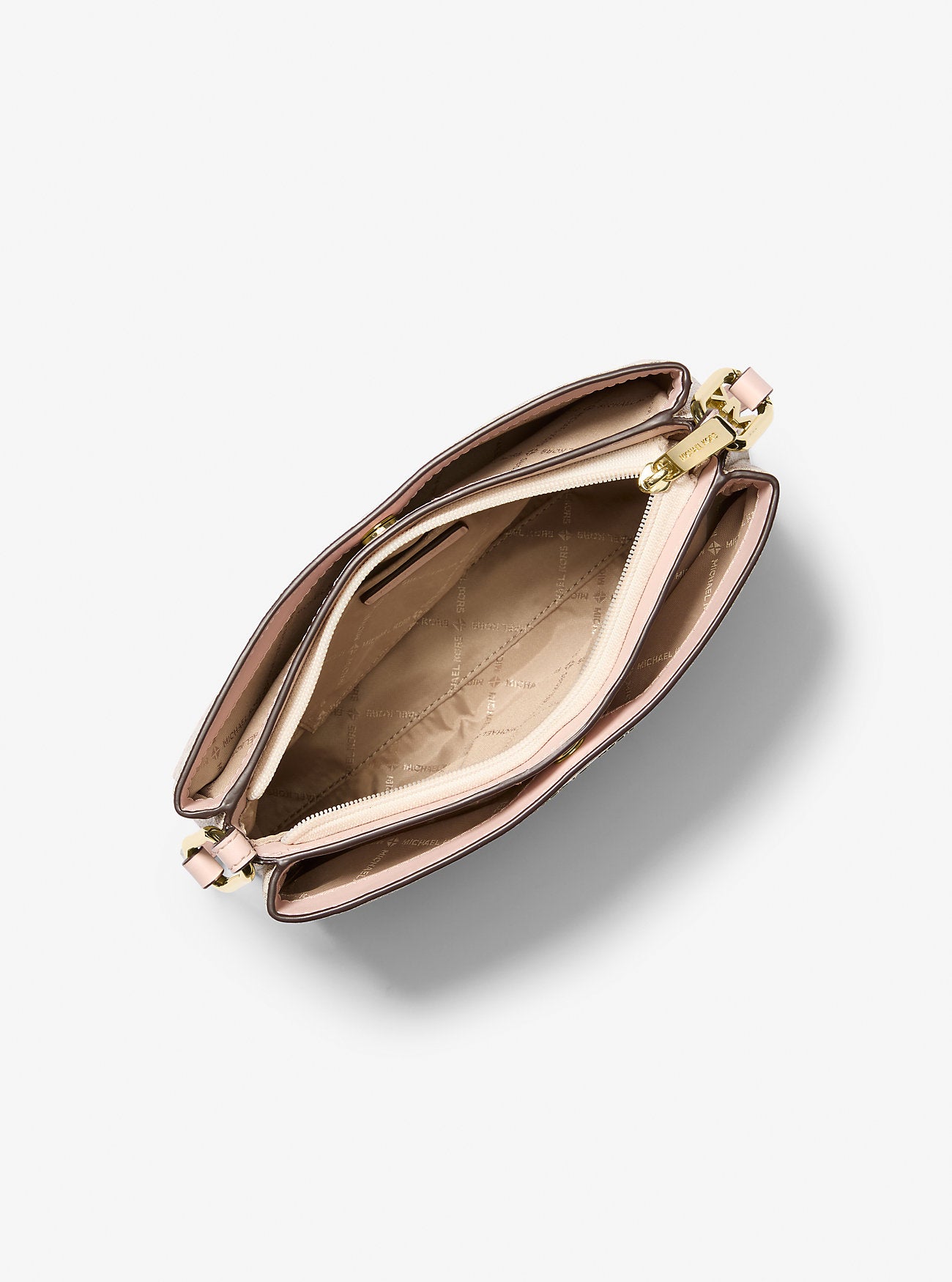 Trisha Medium Logo Crossbody Bag Pwd Blsh Mlt Pwd Blsh Mlt