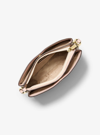 Trisha Medium Logo Crossbody Bag Pwd Blsh Mlt Pwd Blsh Mlt