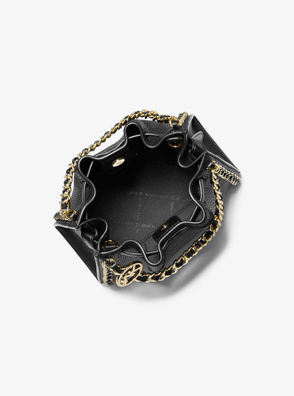 Mina Small Chain Crossbody Bag Black Black