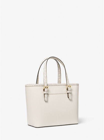 Jet Set Travel Extra-Small Top-Zip Tote Bag Lt Crm Multi