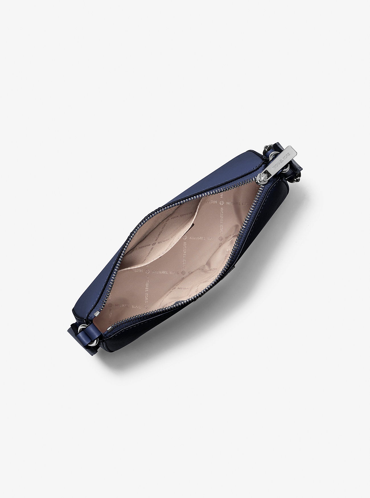 Jet Set Small Saffiano Leather Crossbody Bag with Case for Apple Airpods Pro® Navy Navy