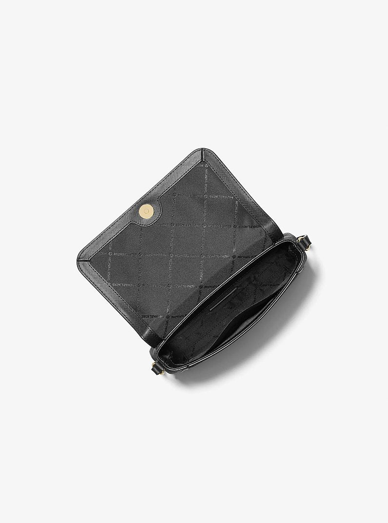 Medium Logo Convertible Crossbody Bag Black Black