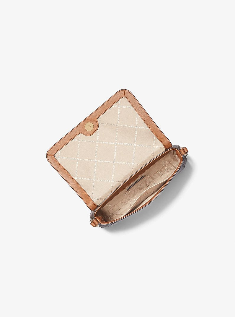 Medium Logo Convertible Crossbody Bag Brown Brown