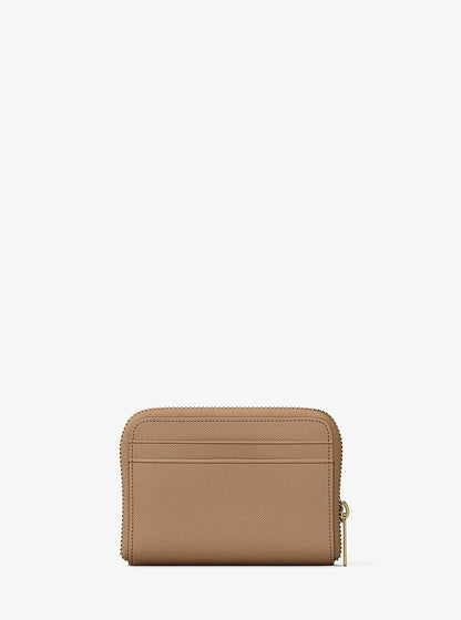 Jet Set Travel Medium Saffiano Leather Wallet Camel Camel