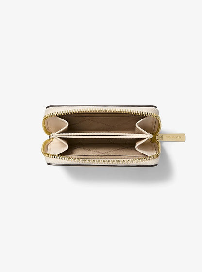 Jet Set Travel Medium Saffiano Leather Wallet Lt Cream Lt Cream