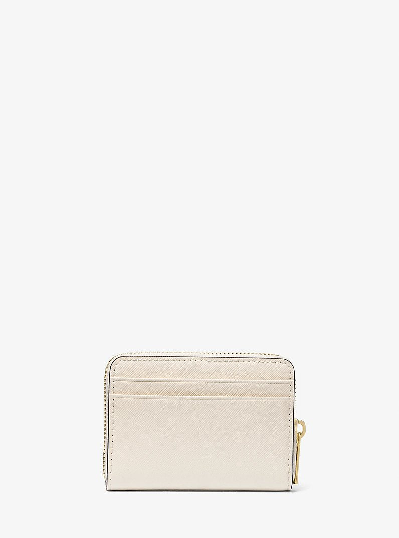 Jet Set Travel Medium Saffiano Leather Wallet Lt Cream Lt Cream
