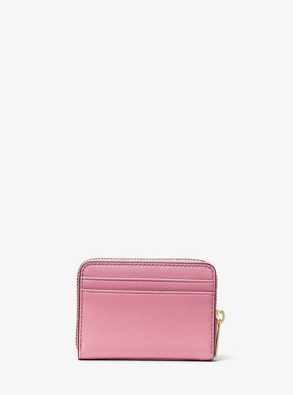 Jet Set Travel Medium Saffiano Leather Wallet Carnation Carnation