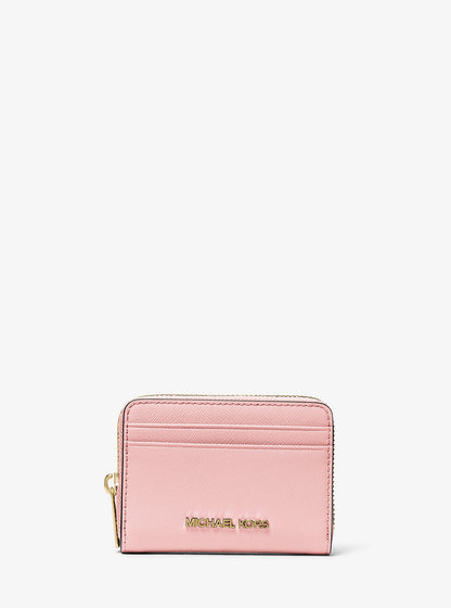 Jet Set Travel Medium Saffiano Leather Wallet Powder Blush Powder Blush