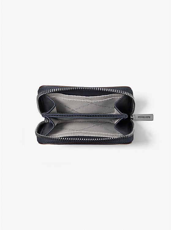 Jet Set Travel Medium Saffiano Leather Wallet Navy