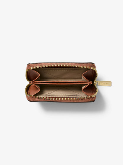 Jet Set Travel Medium Logo Zip-Around Card Case Brown Brown