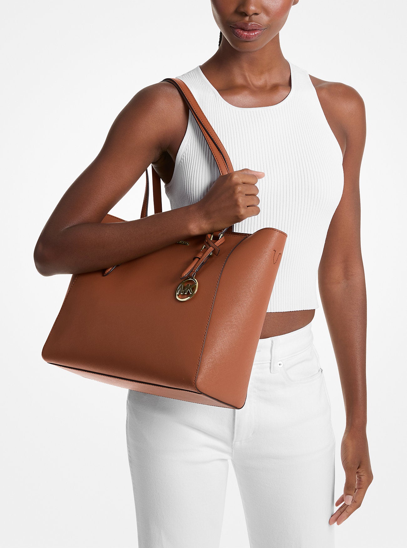 Charlotte Large Saffiano Leather 3-in-1 Tote Bag Luggage Luggage