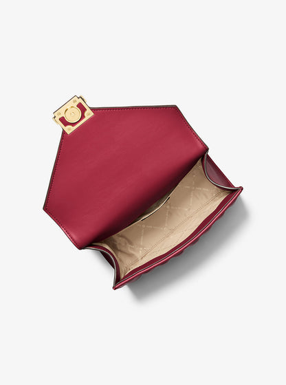 Whitney Medium Quilted Shoulder Bag Cherry Cherry