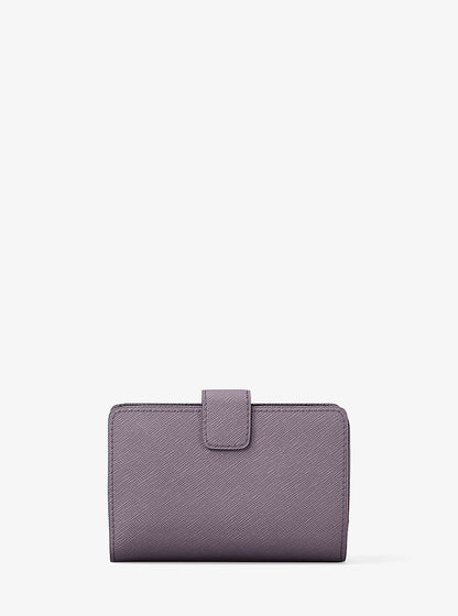 Medium Saffiano Leather Wallet Lilac Lilac