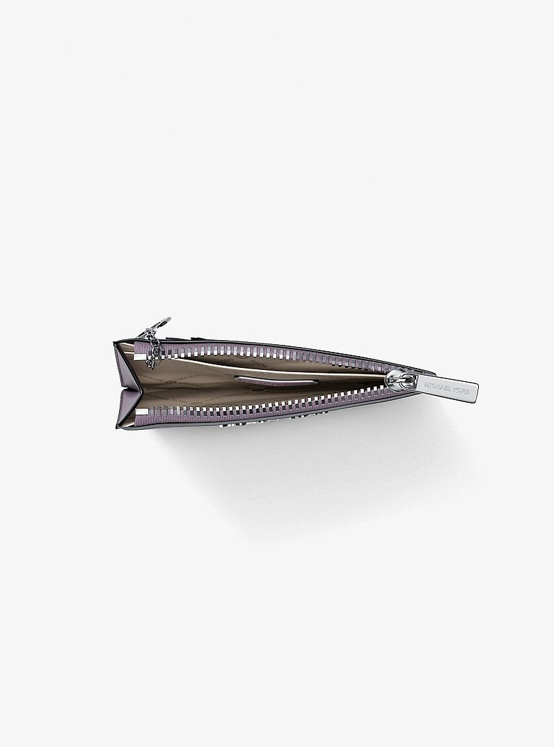 Jet Set Saffiano Leather Coin Purse Lilac Lilac