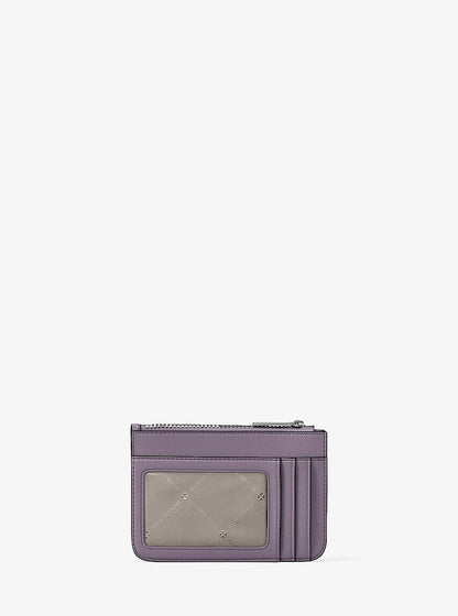 Jet Set Saffiano Leather Coin Purse Lilac Lilac