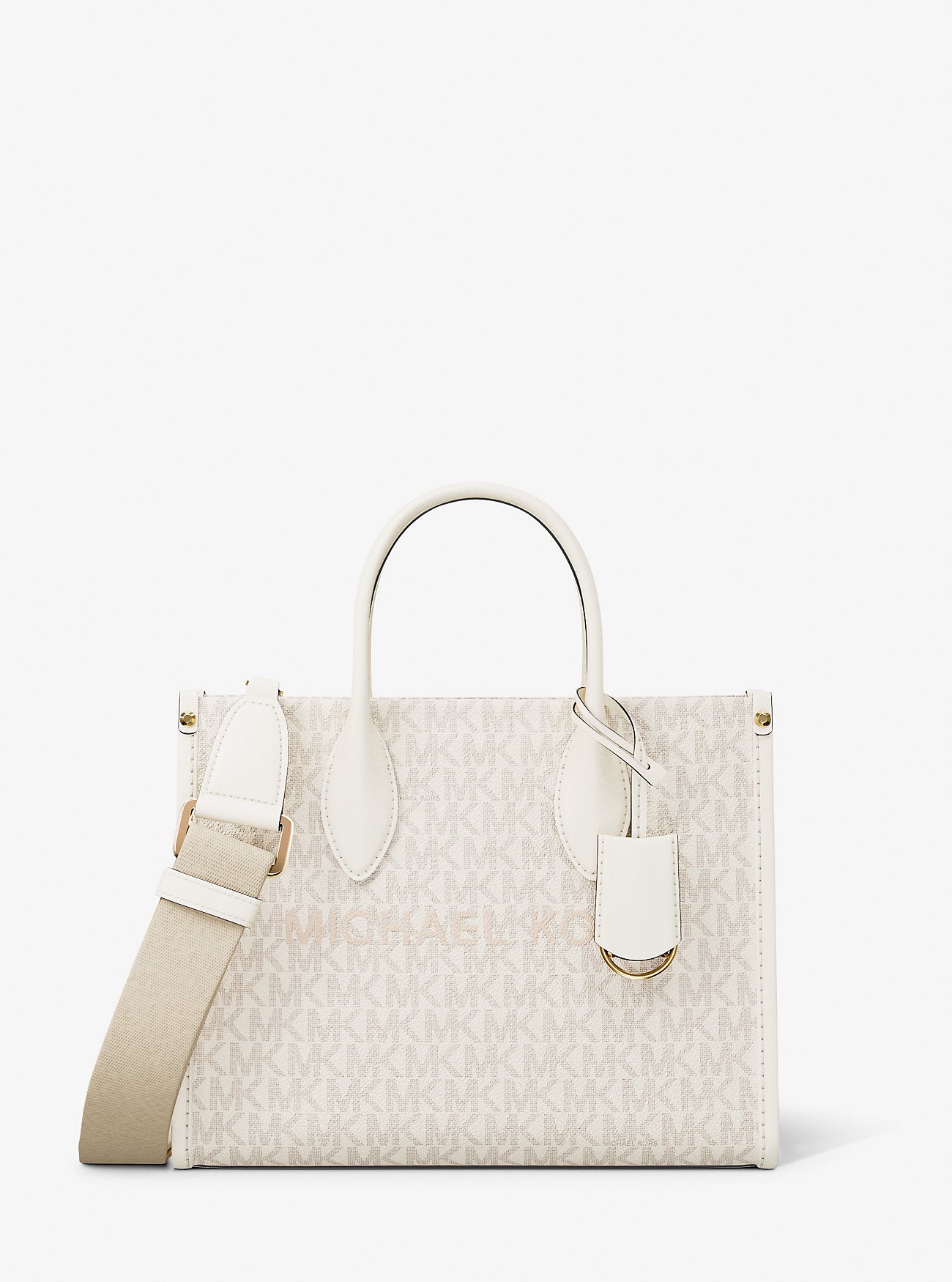 Mirella Small Signature Logo Crossbody Bag Lt Crm Multi Lt Crm Multi