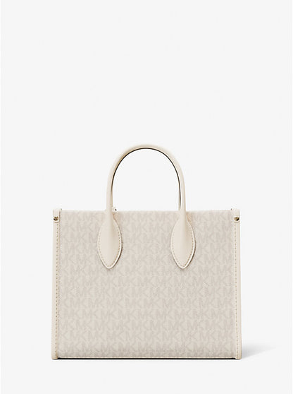 Mirella Small Signature Logo Crossbody Bag Brown