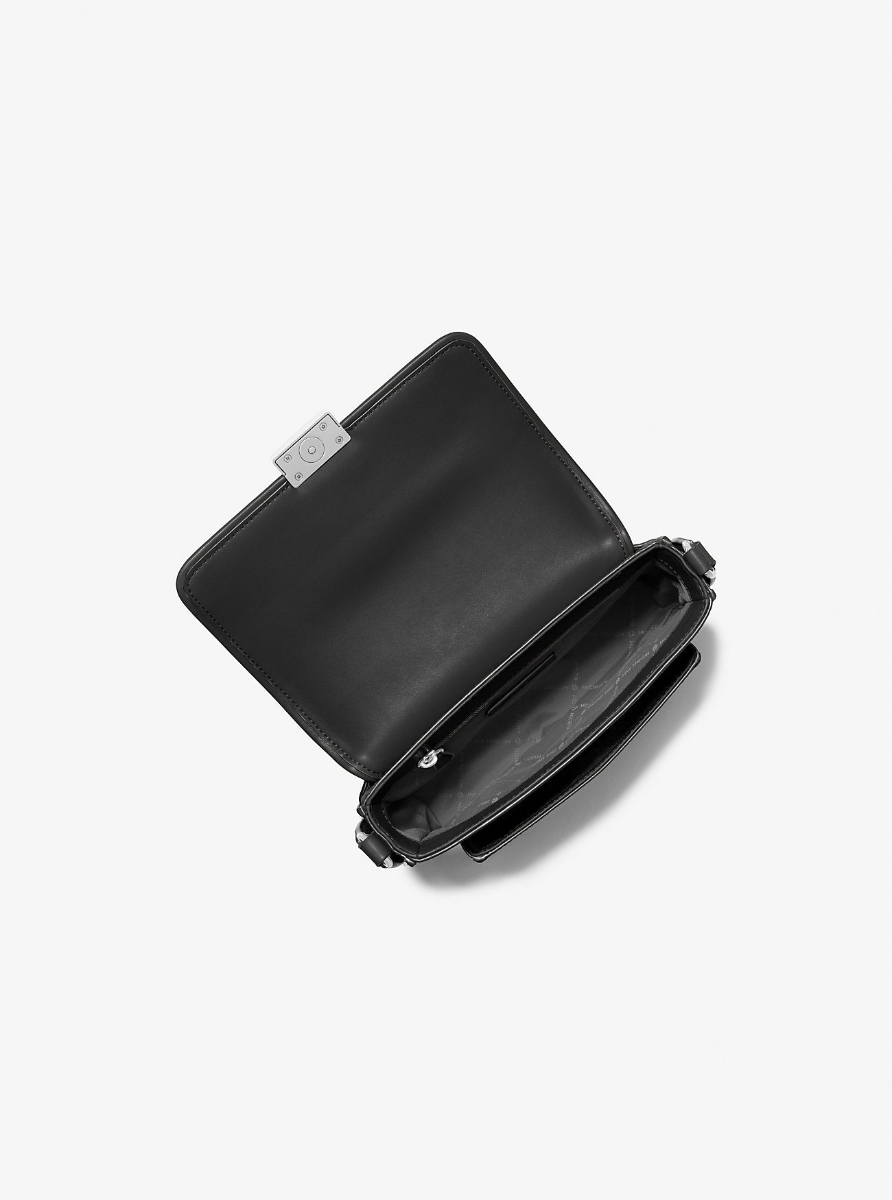 Bradshaw Medium Leather Messenger Bag Black Black