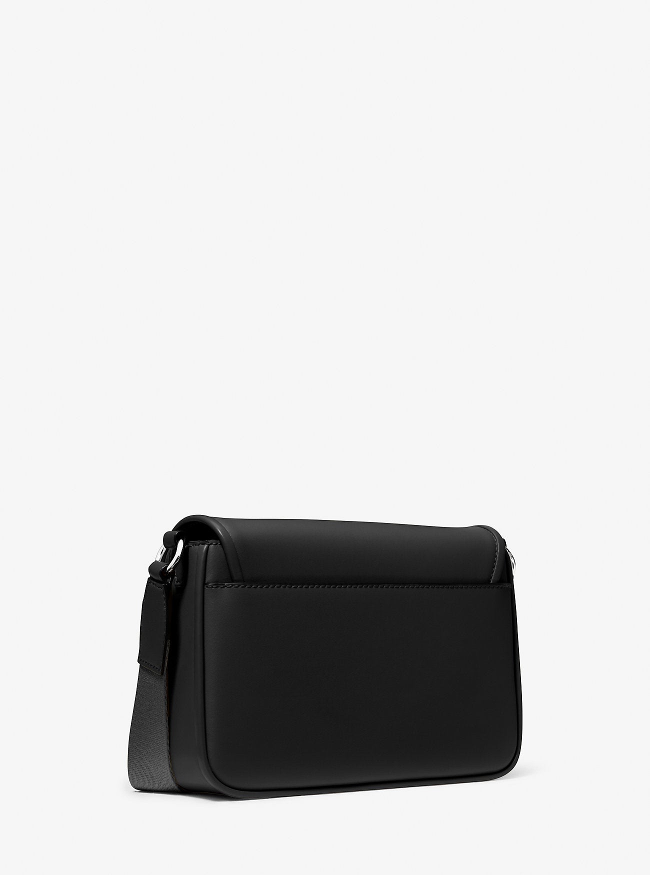 Bradshaw Medium Leather Messenger Bag Black Black