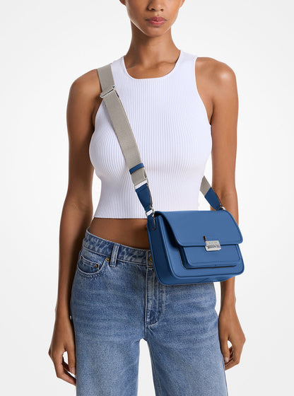 Bradshaw Medium Leather Messenger Bag Galaxy Blue Galaxy Blue