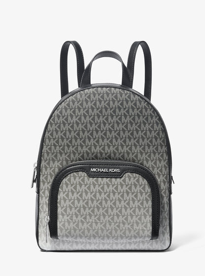 Jaycee Medium Ombre Signature Logo Backpack Black Black