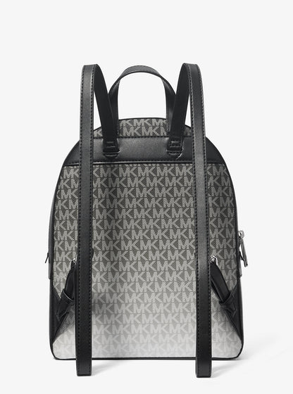 Jaycee Medium Ombre Signature Logo Backpack Black Black
