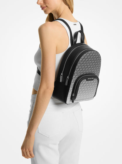 Jaycee Medium Ombre Signature Logo Backpack Black Black