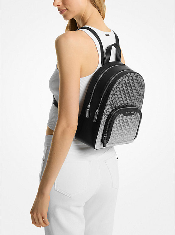 Jaycee Medium Ombr Signature Logo Backpack Black