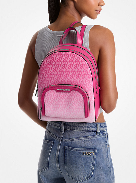 Jaycee Medium Ombr Signature Logo Backpack Dragonfruit