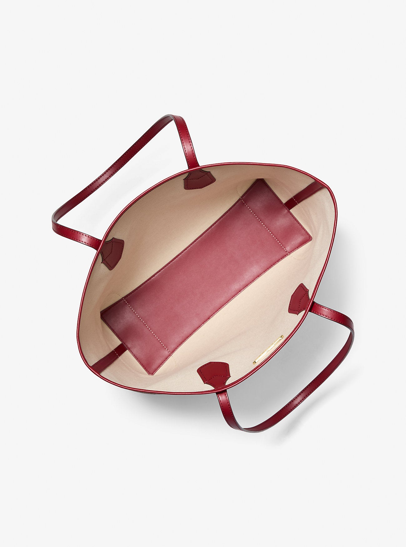 Eva Large Ombre Signature Logo Tote Bag Cherry Cherry