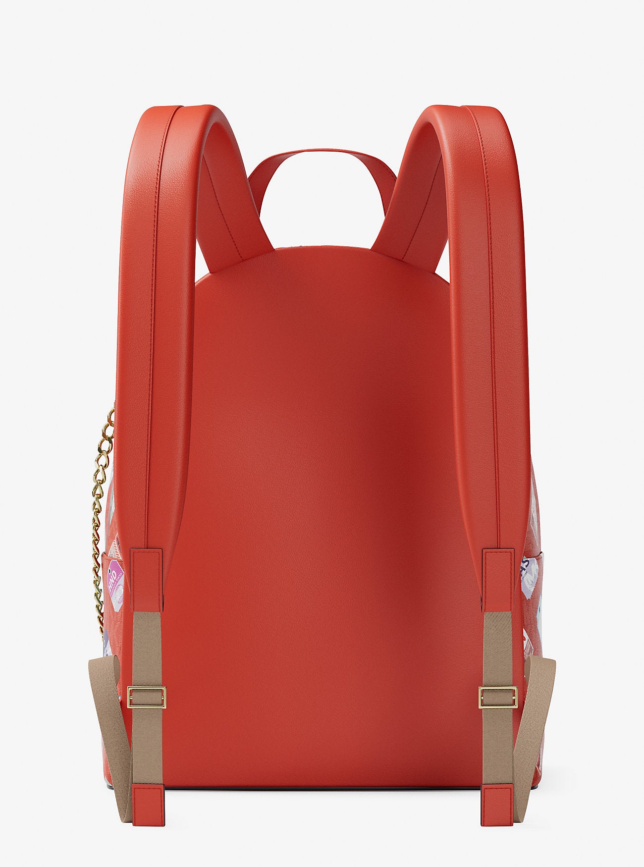 Slater Medium Printed Signature Logo Backpack Dk Sangria Dk Sangria