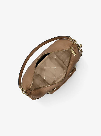 Merritt Small Pebbled Leather Crossbody Bag Camel Camel