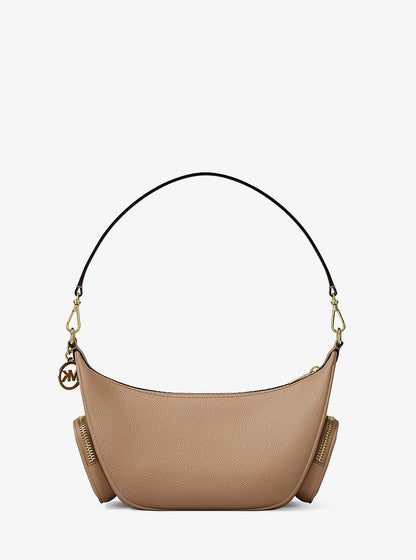 Merritt Small Pebbled Leather Crossbody Bag Camel Camel