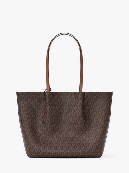 Carson Large Signature Logo Tote Bag Brown Brown
