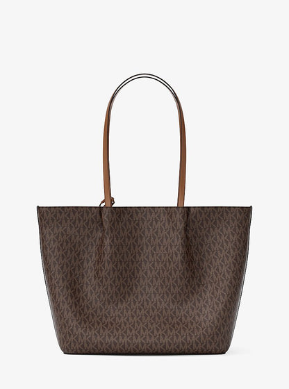 Carson Large Signature Logo Tote Bag Brown Brown