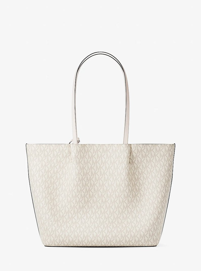 Carson Large Signature Logo Tote Bag Lt Crm Multi Lt Crm Multi