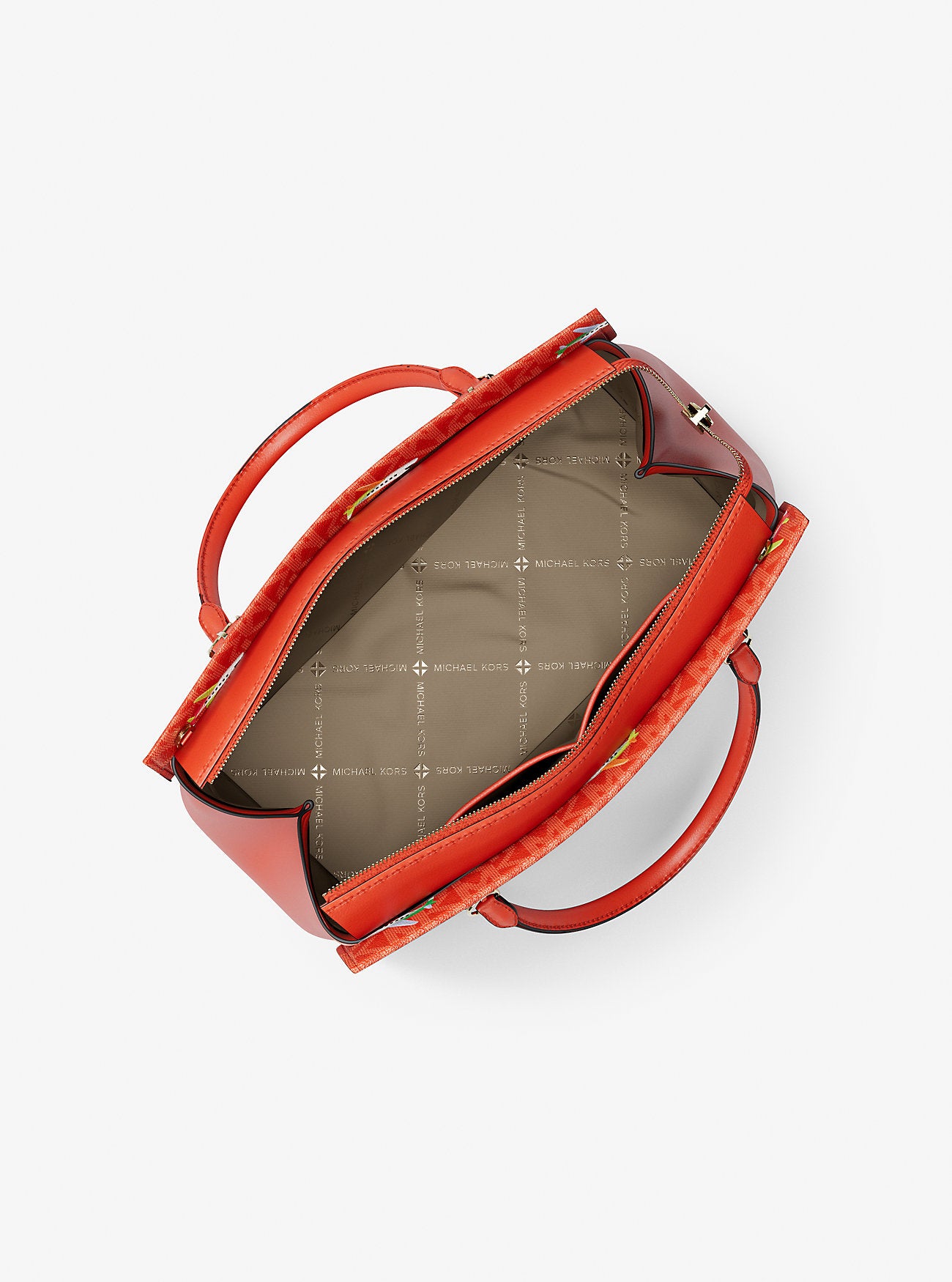 Marilyn Medium Printed Signature Logo Satchel Dk Sangria Dk Sangria