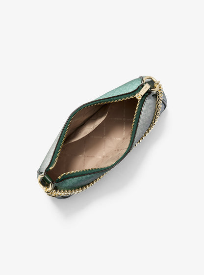 Jet Set Large Ombre Signature Logo Pochette Moss Multi Moss Multi