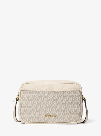 Jet Set Travel Large Signature logo Camera Crossbody Bag Lt Crm Multi Lt Crm Multi