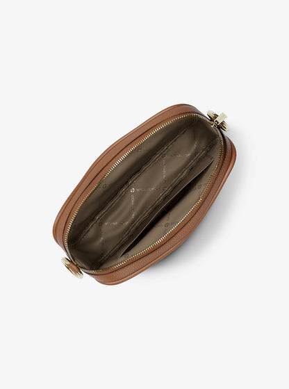 Jet Set Pebbled Leather Camera Crossbody Bag Luggage Luggage