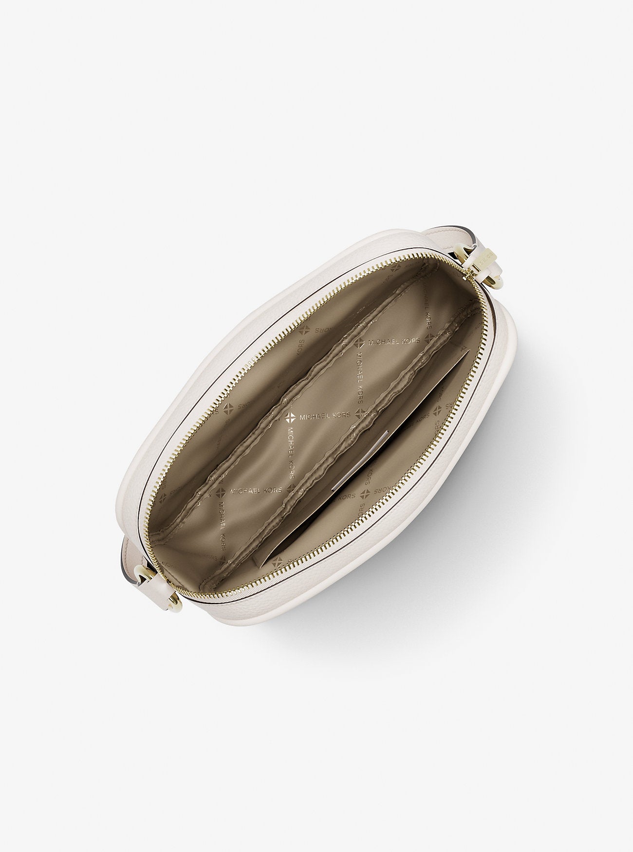 Jet Set Pebbled Leather Camera Crossbody Bag Lt Cream Lt Cream