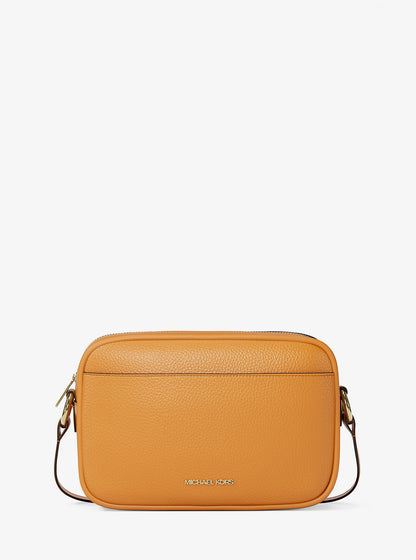 Jet Set Pebbled Leather Camera Crossbody Bag Radiant Orange Radiant Orange