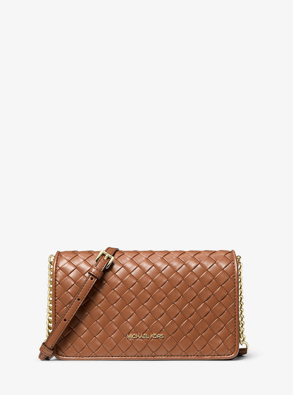 Jet Set Medium Woven Crossbody Bag Luggage Luggage