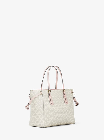 Voyager Extra-Small Signature Logo Convertible Crossbody Bag Pwd Blsh Mlt Pwd Blsh Mlt