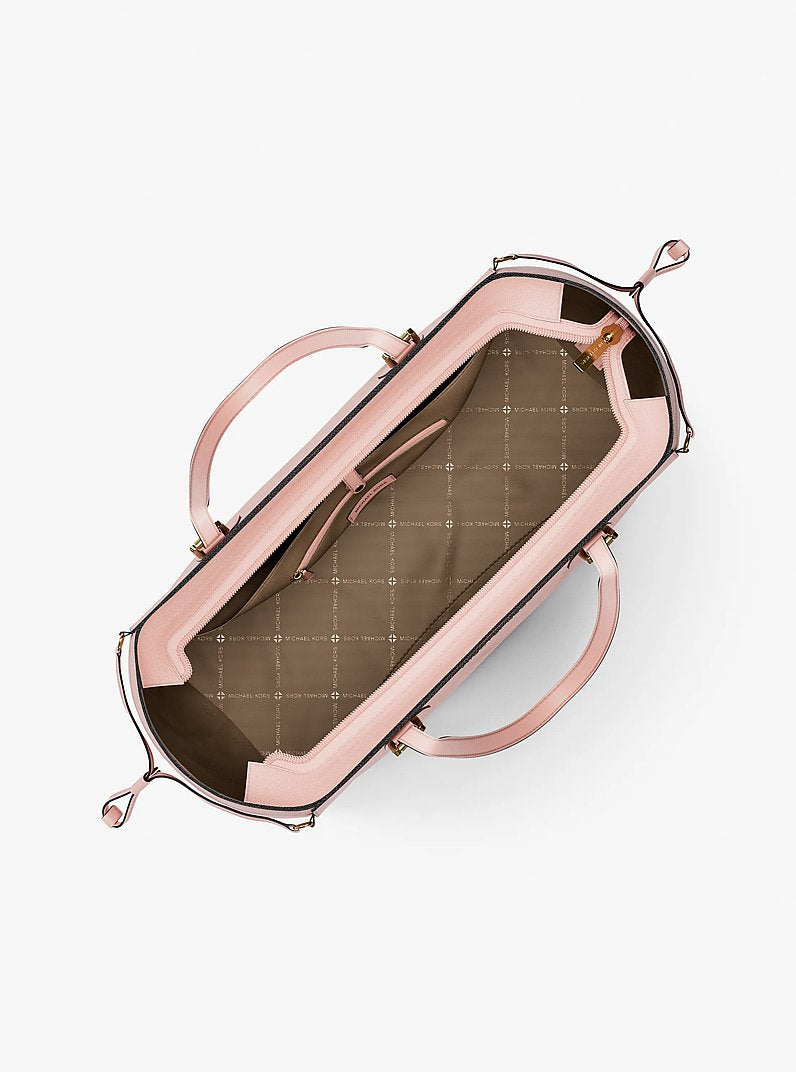 Voyager Large Saffiano Leather Tote Bag Powder Blush Powder Blush