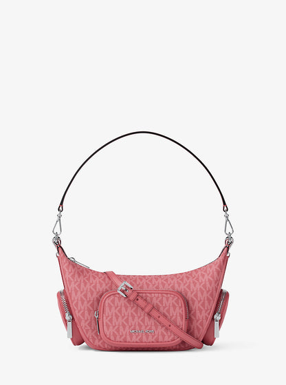 Merritt Small Signature Logo Convertible Shoulder Bag Hibiscus Hibiscus