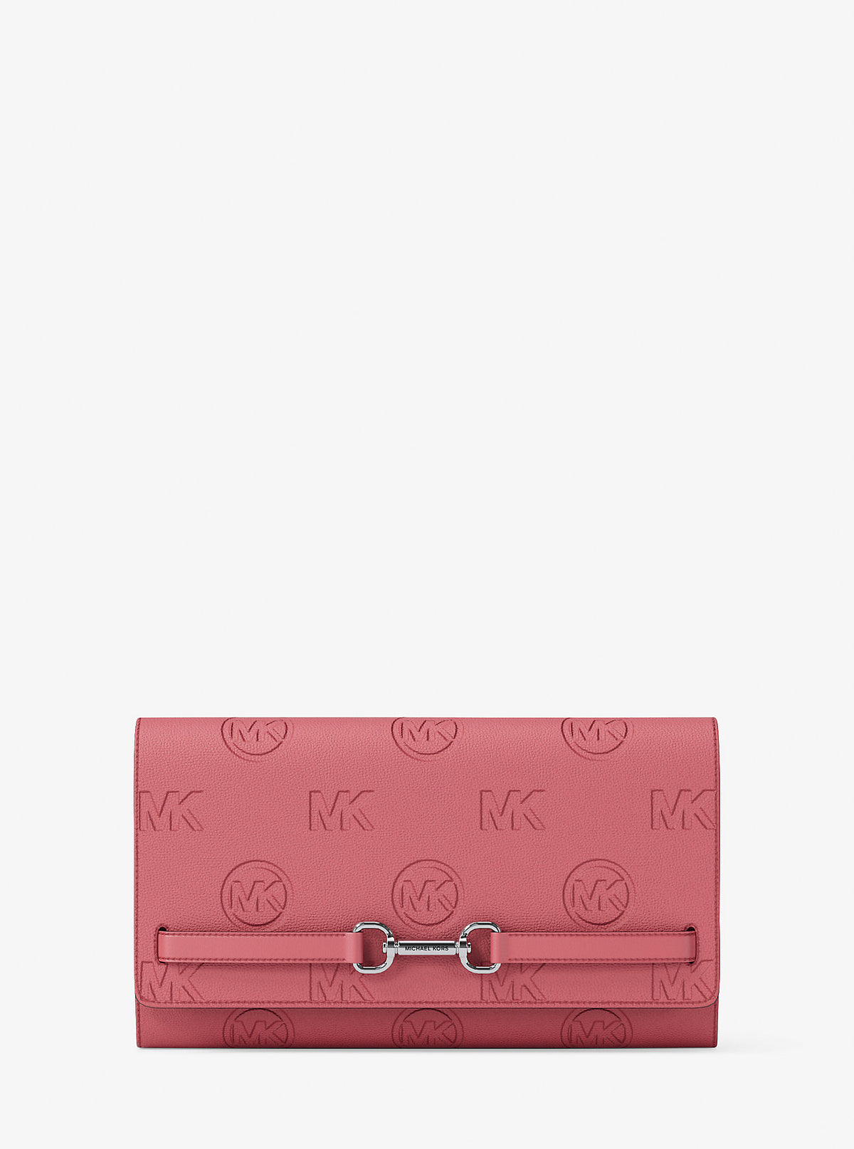 Carson Large Logo Debossed Wallet Hibiscus Hibiscus