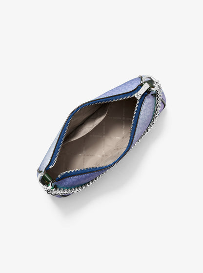 Jet Set Large Ombre Signature Logo Pochette Galaxy Blue Galaxy Blue