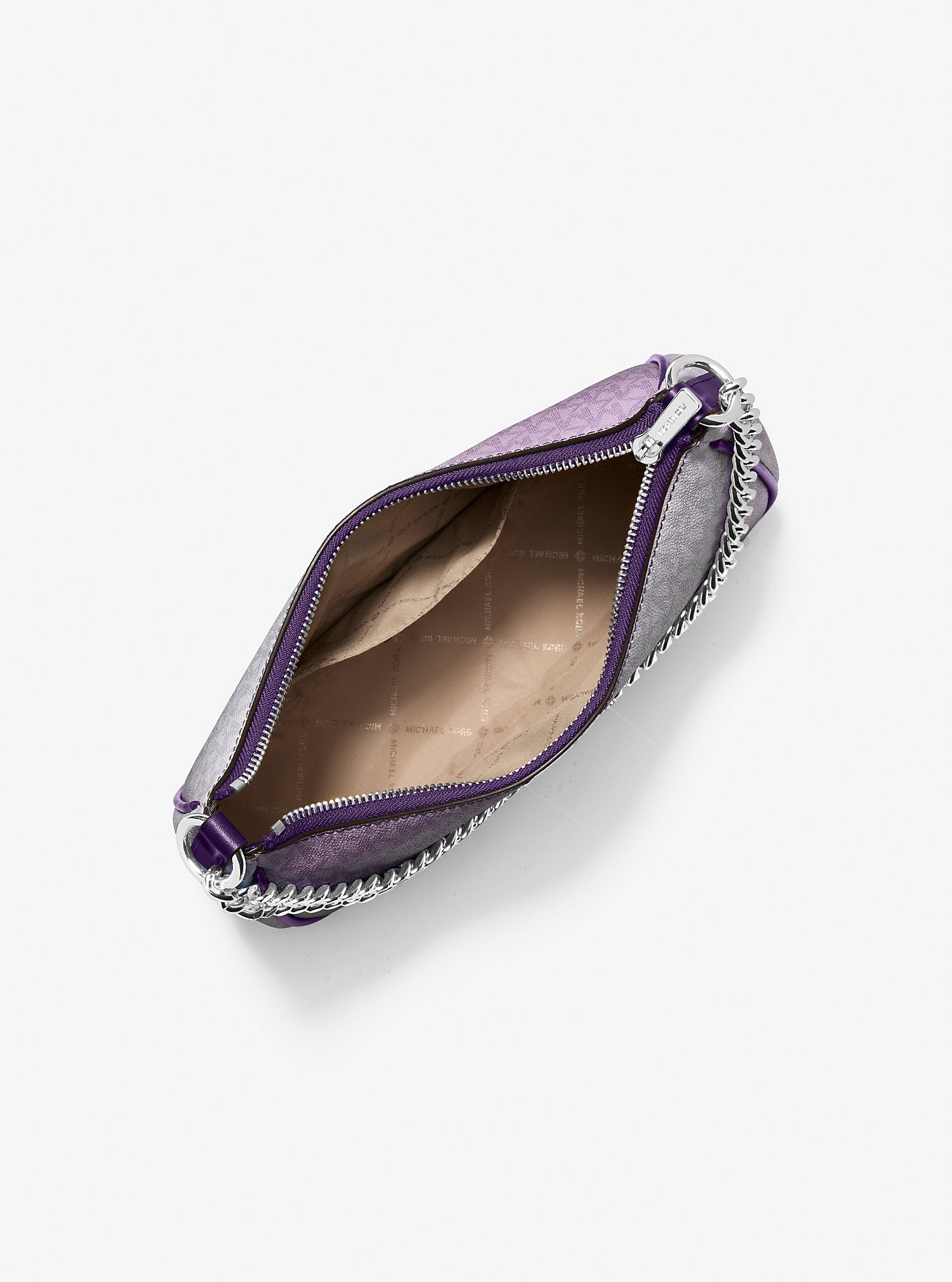 Jet Set Large Ombre Signature Logo Pochette Dark Purple Ml Dark Purple Ml