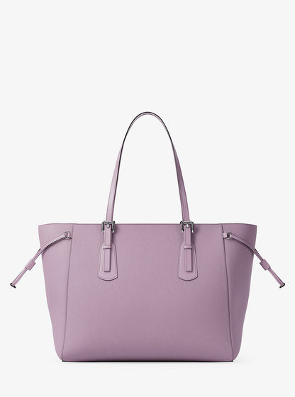 Voyager Large Saffiano Leather Tote Bag Lt Quartz Lt Quartz